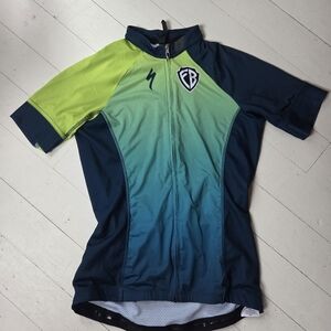 Cycling Jersey with Gradient Design